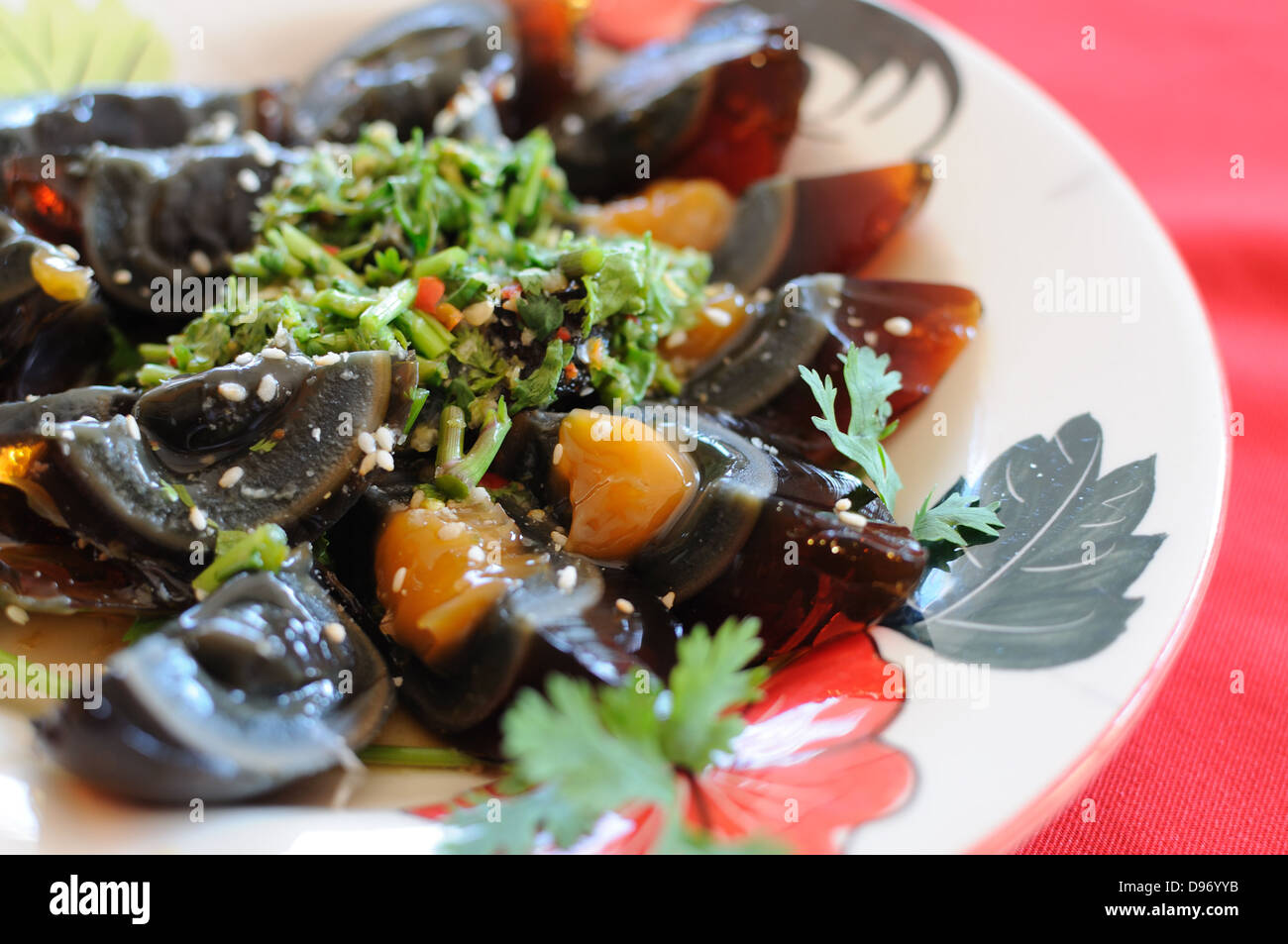 Preserved duck eggs , Chinese Stock Photo - Alamy