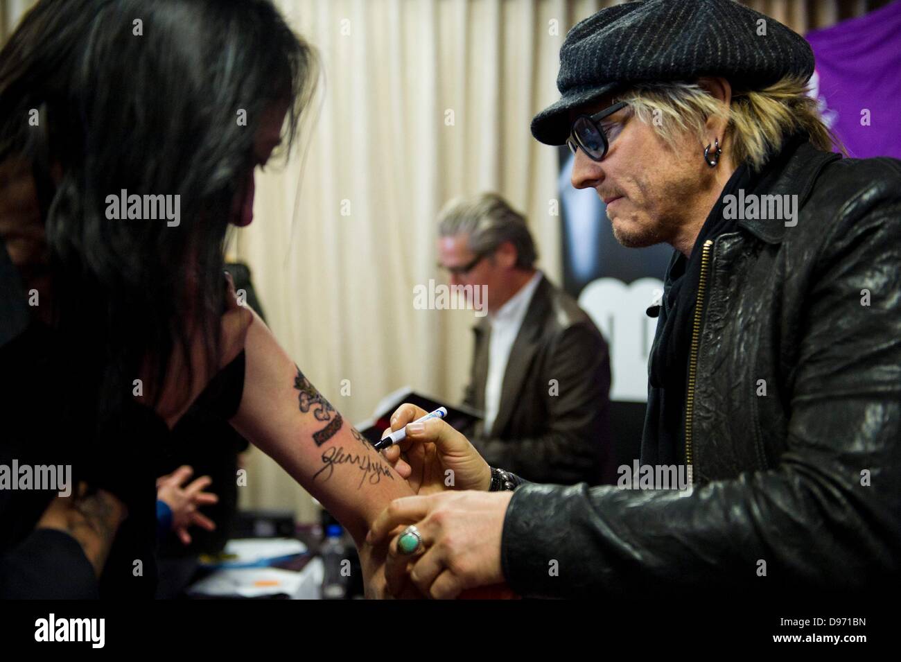 Johannesburg, South Africa. June 12, 2013.  Matt Sorum at the Jacaranda FM studios on June 12, 2013, in Johannesburg, South Africa. Kings of Chaos performed in Cape Town on June 8, 2013 and are set to perform in Johannesburg on June 15 and 16, 2013. Credit:  Gallo images/Alamy Live News Stock Photo