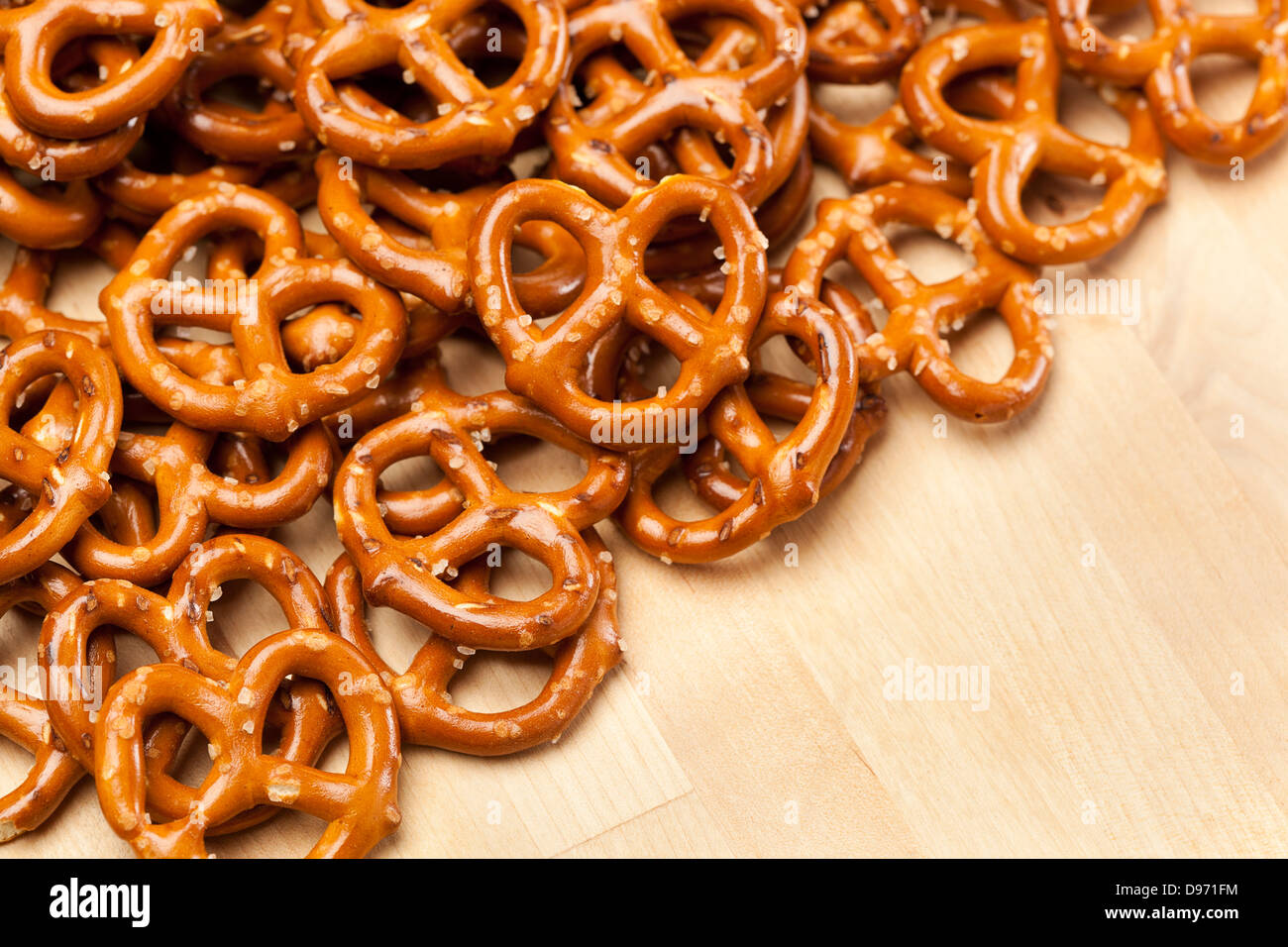 A group of Fresh Whole Wheat Pretzels Stock Photo Alamy