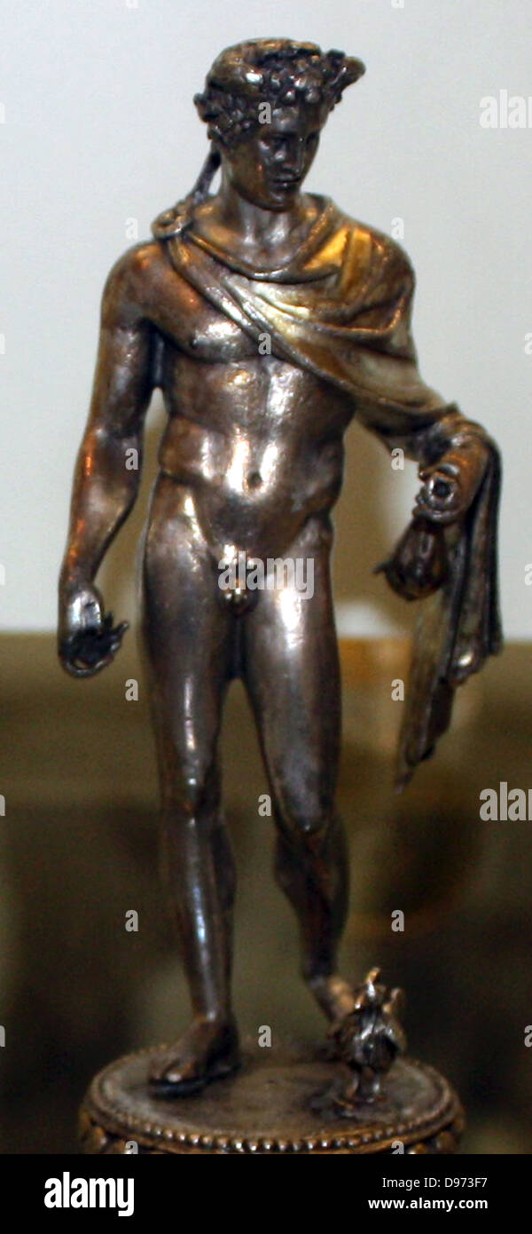 Silver statuettes of deities. Roman, made about AD 150-220 From Macon Stock Photo