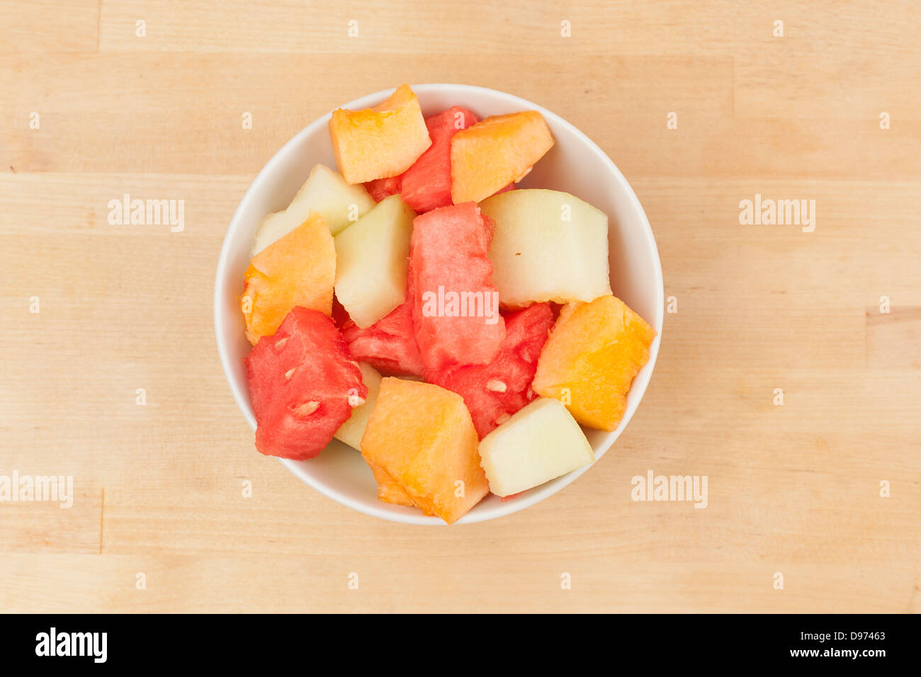 Melon Fruit Cup with watermelon, cantaloupe, and honeydew Stock Photo Alamy