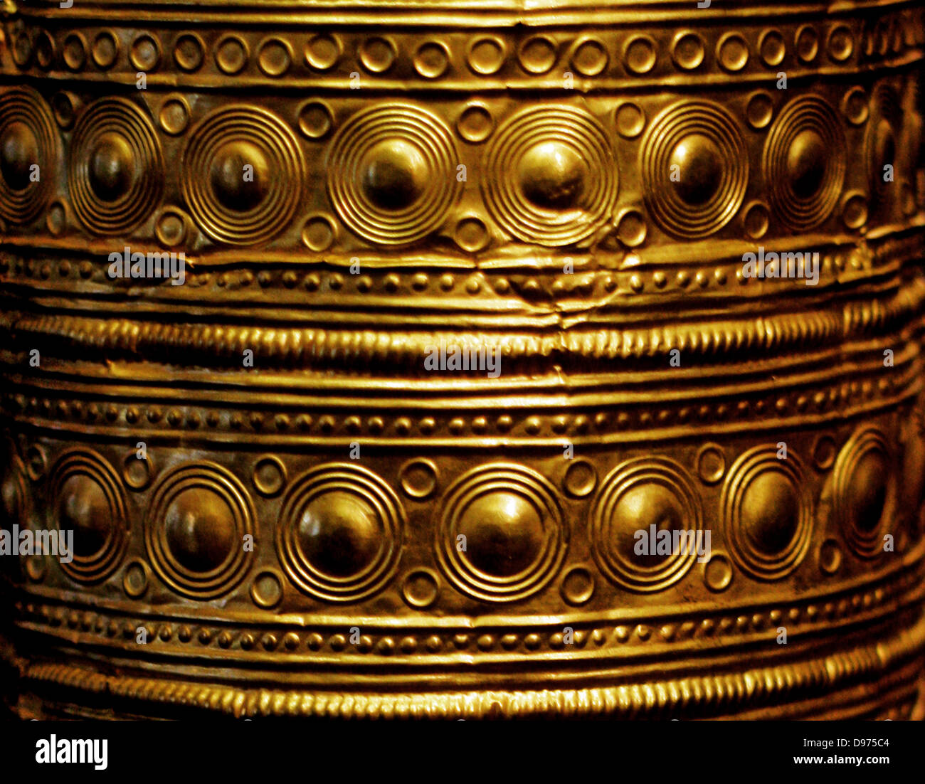Getmsny Ruler Hat Ceremonial gold hat. Part of a ruler or Priesterornats, the ornaments ...