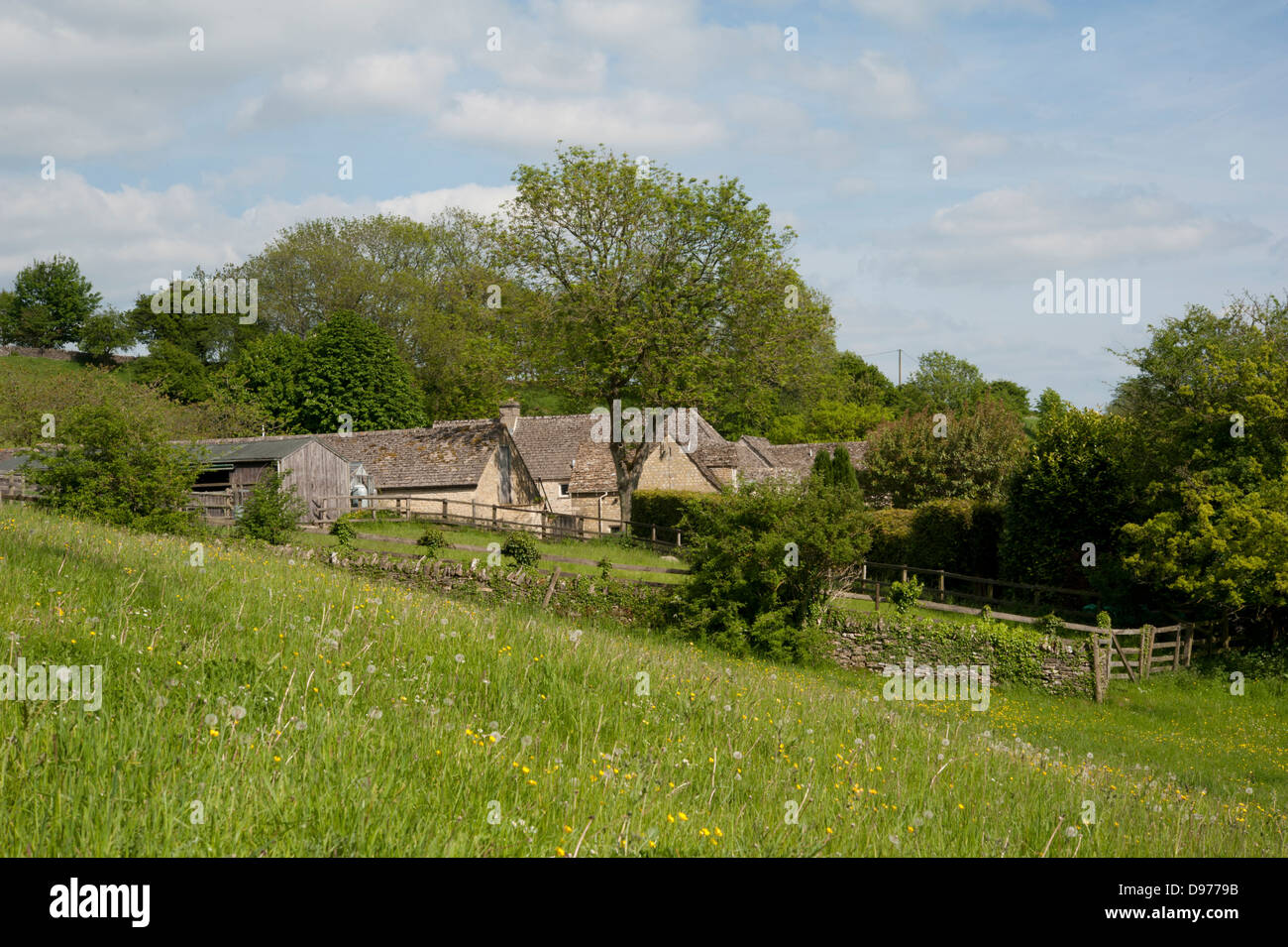 Farm house, Chedworth, Gloucestershire, UK Stock Photo Alamy