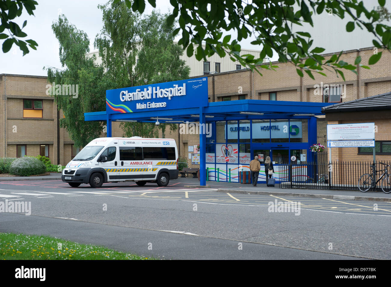 Glenfield Hospital Main Entrance High Resolution Stock Photography And Images Alamy