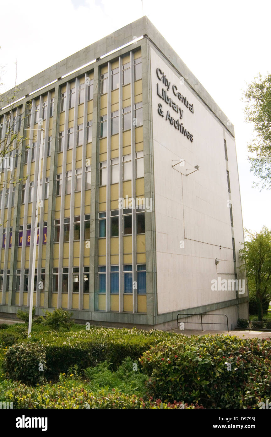 Stoke On Trent Library Municipal 1970's Building Architecture Public ...