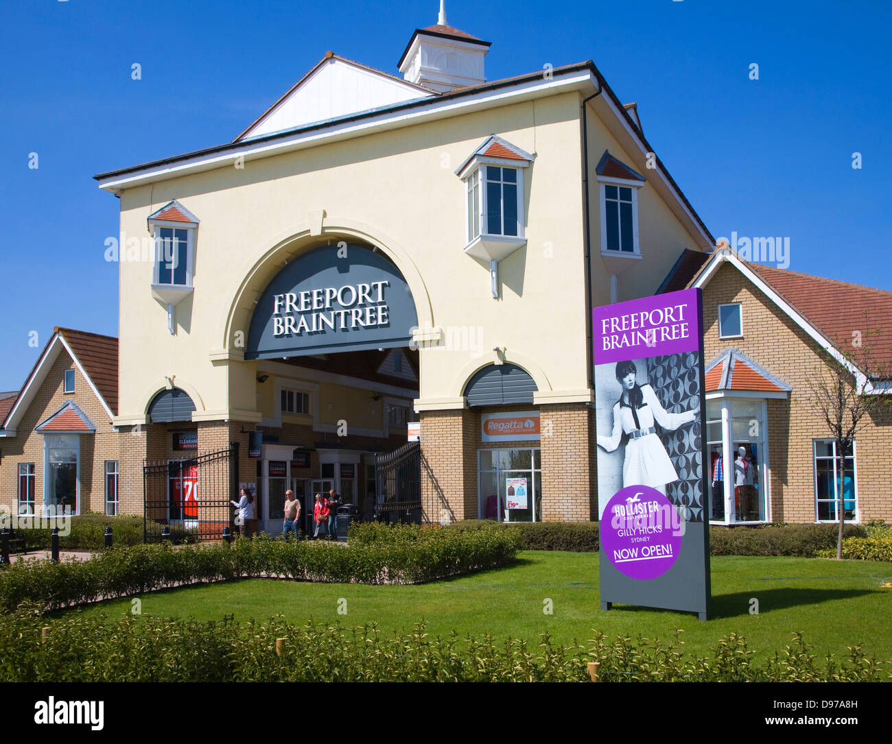 Freeport retail shopping centre, Braintree, Essex, England Stock Photo