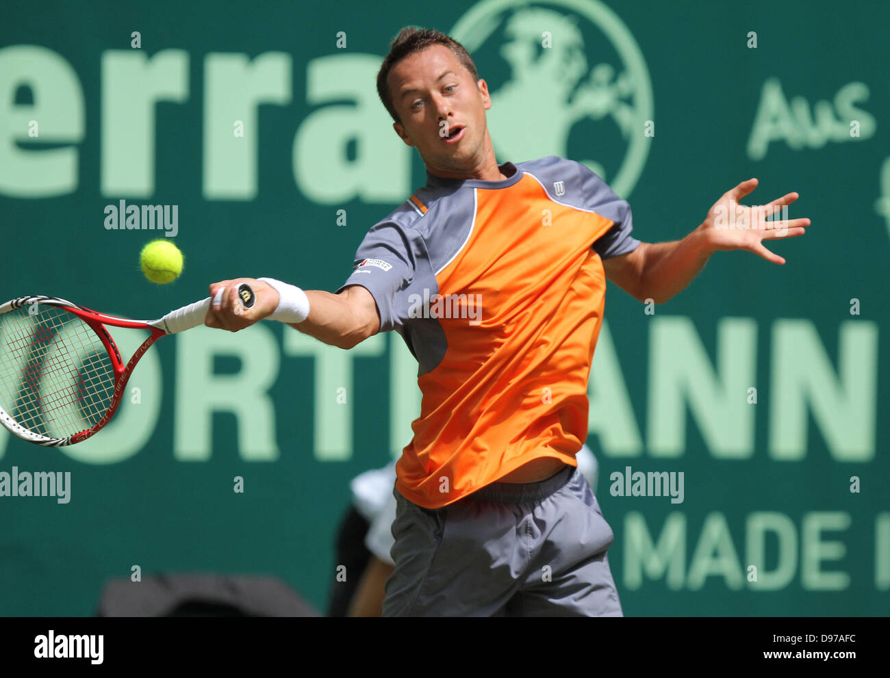 Halle, Germany. 13th June, 2013. German professional tennis player ...
