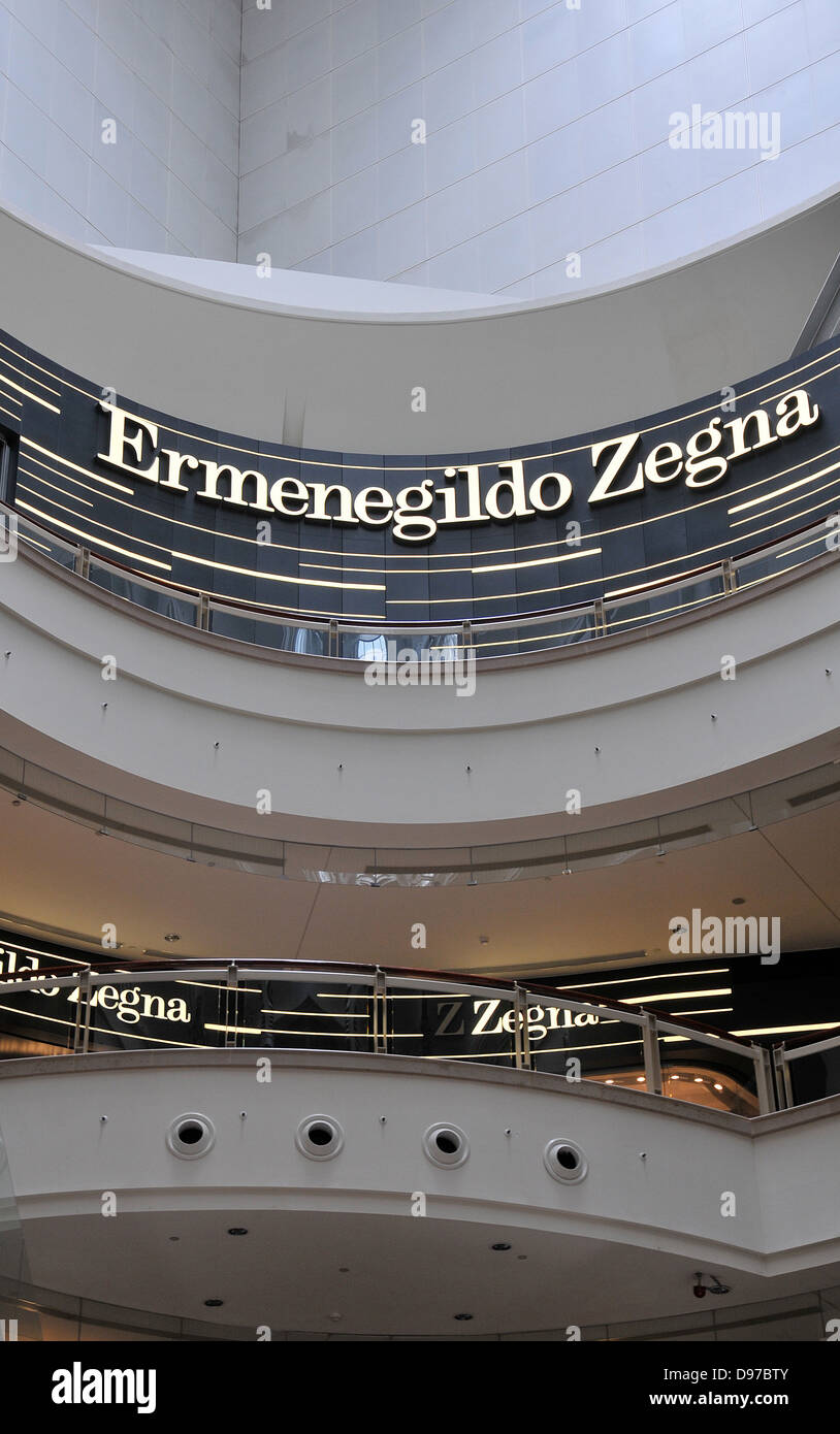 Ermenegildo Zegna boutique, 101 tower mall, Taipei, Taiwan Stock Photo -  Alamy