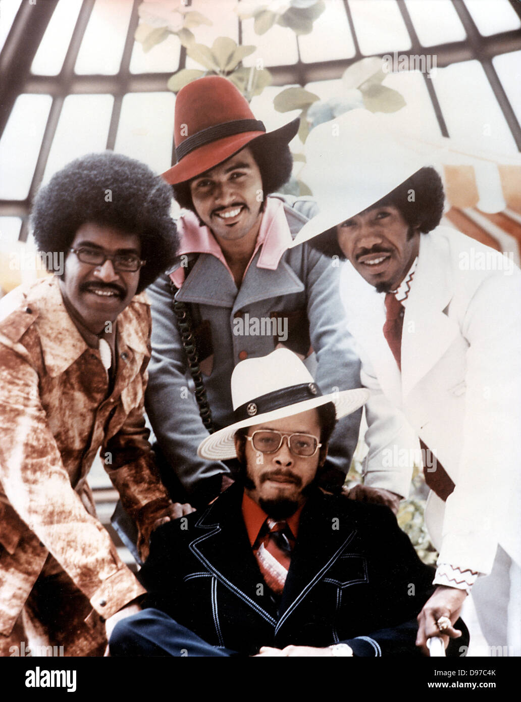THE CHI-LITES Promotional photo of US Soul group about 1975 Stock Photo