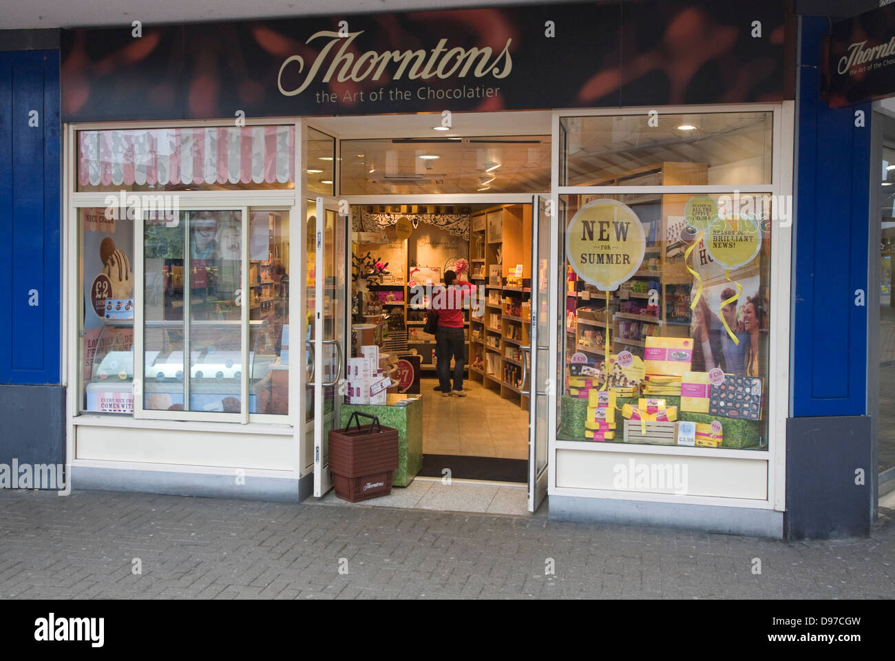 Thorntons chocolate shop hires stock photography and images Alamy