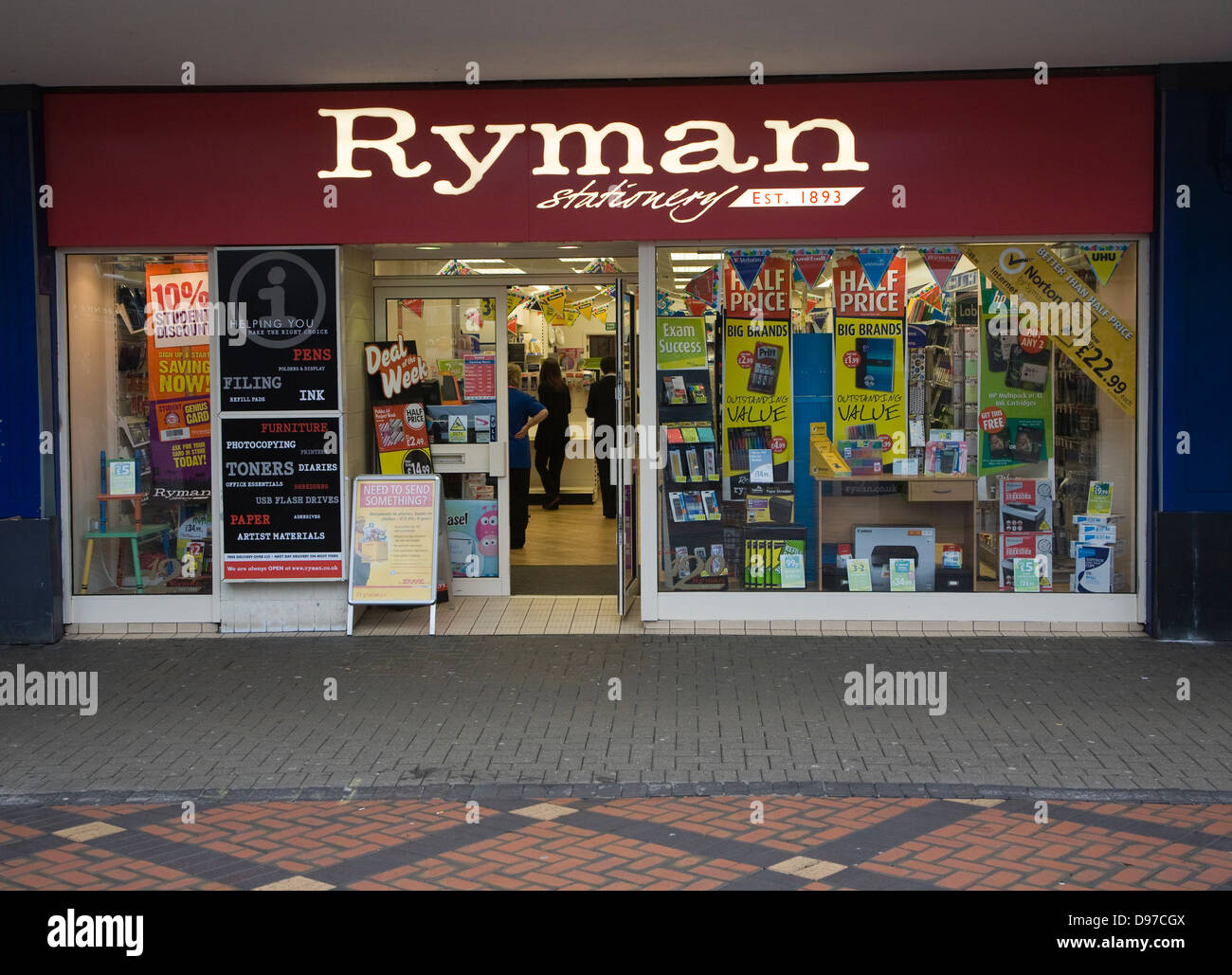 Ryman stationery shop Swindon, Wiltshire, England, UK Stock Photo
