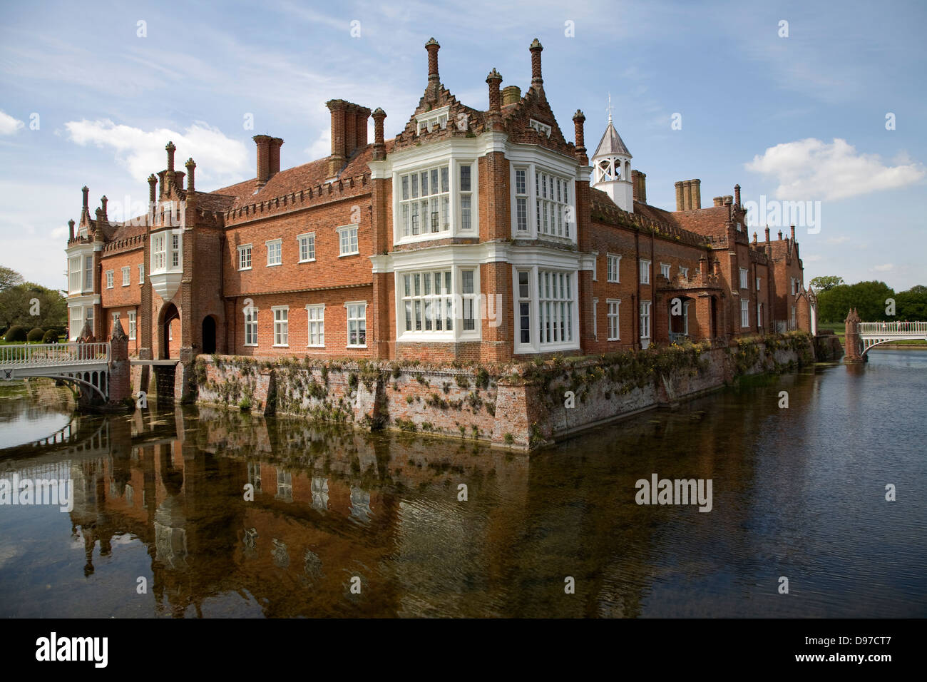 Historic moated country house of Helmingham Hall, Suffolk, England Stock Photo Alamy