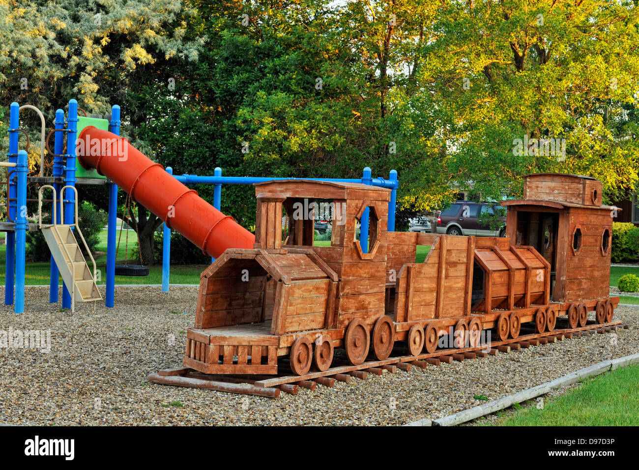 Bruegger Centennial Park details Culbertson Montana USA Stock Photo Alamy