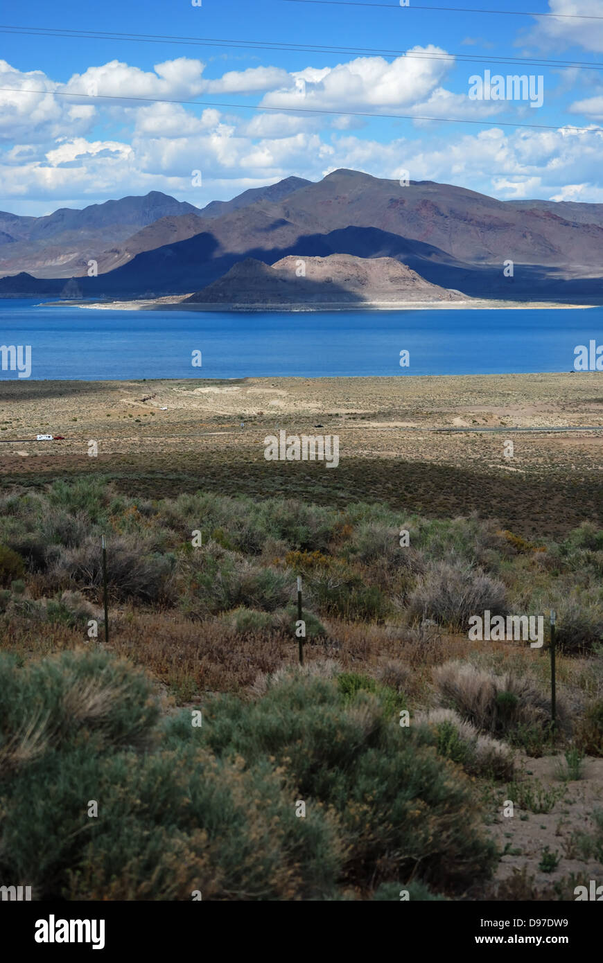 Pyramid Lake Nevada Stock Photo Alamy