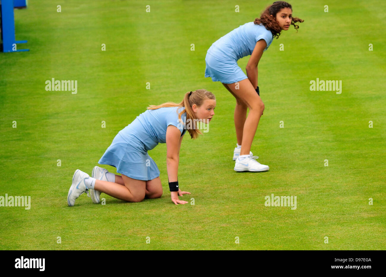 Ballgirls at the Aegon Tennis Championship, Queens Club, London Stock Photo 57328106 Alamy