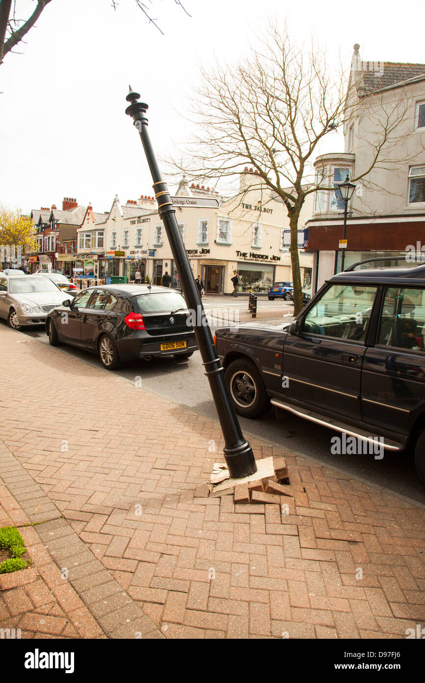 Bent lamp post deals