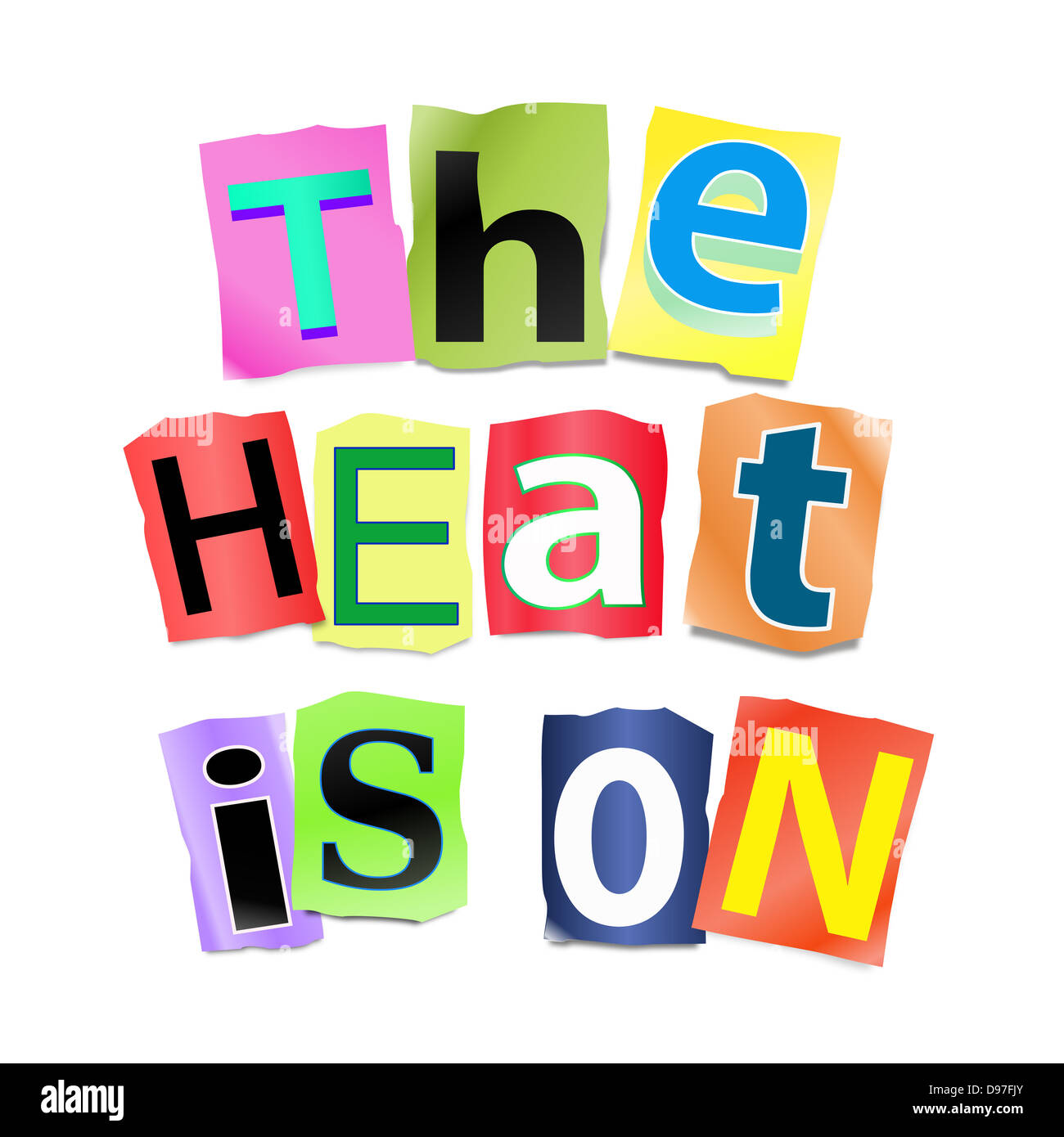 The heat is on Stock Photo - Alamy