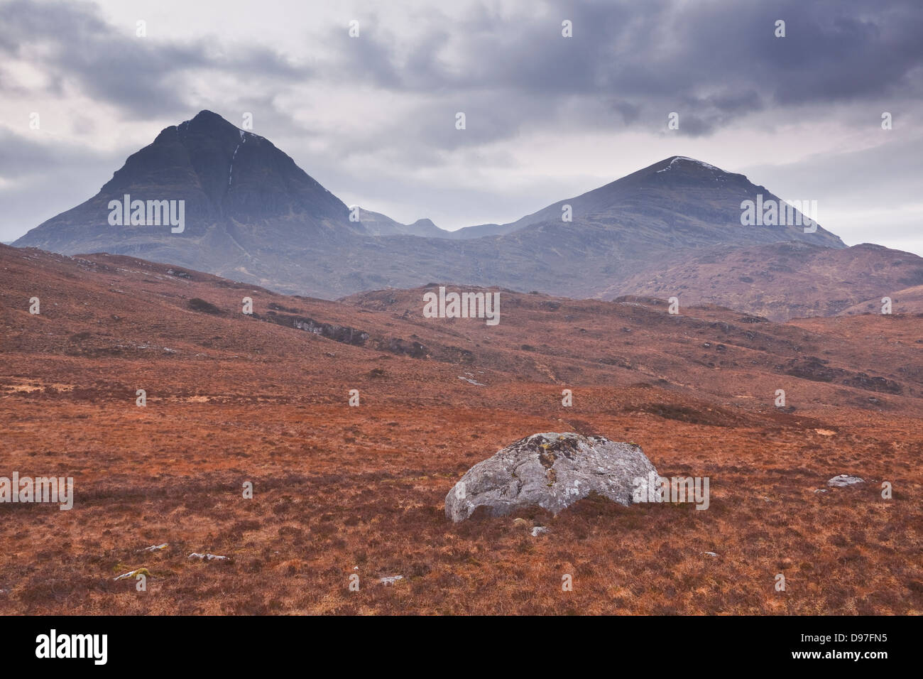 Quinag in the Scottish Highlands Stock Photo - Alamy