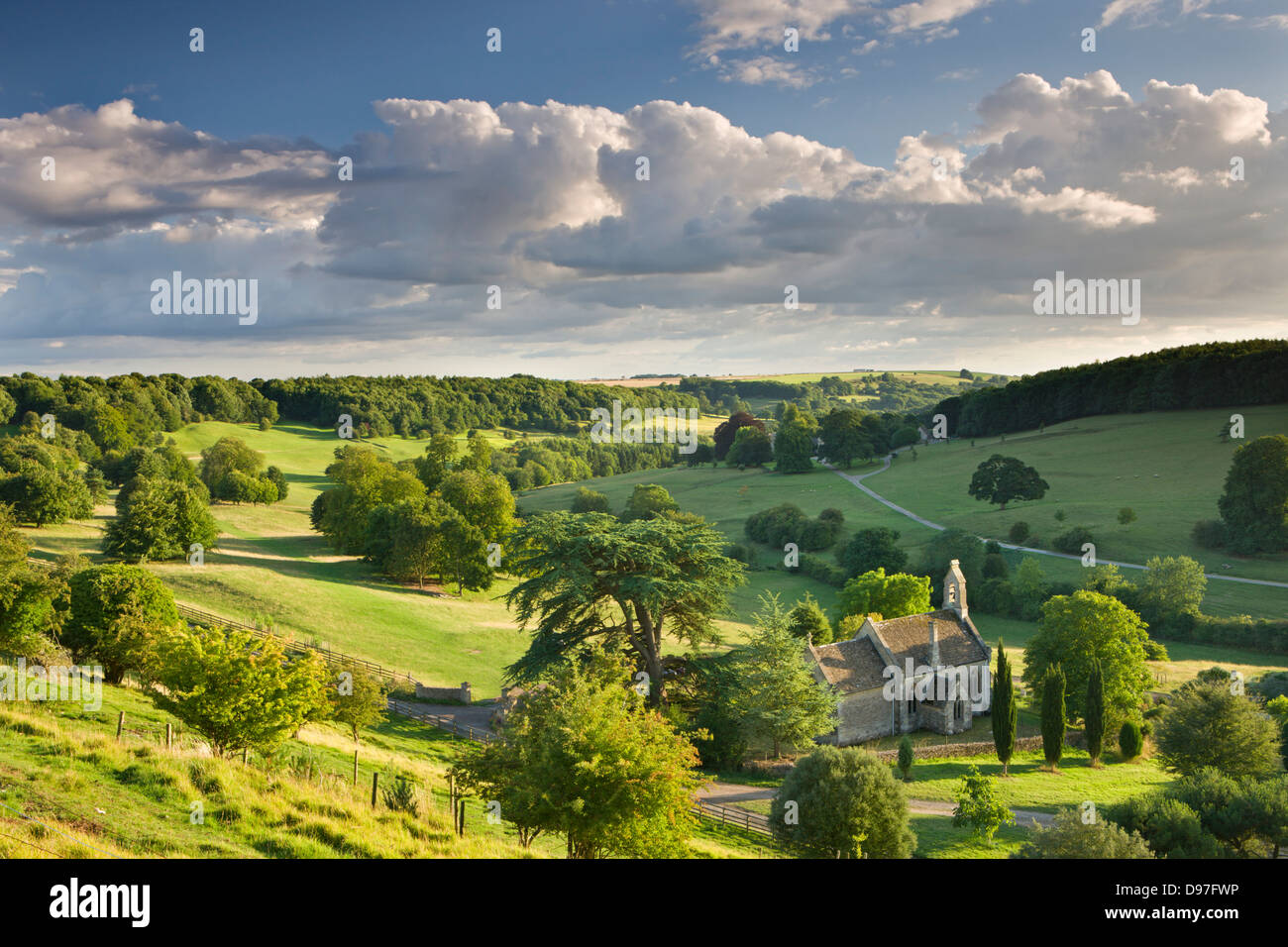 Church Of St Mary The Virgin Surrounded By Beautiful Countryside ...