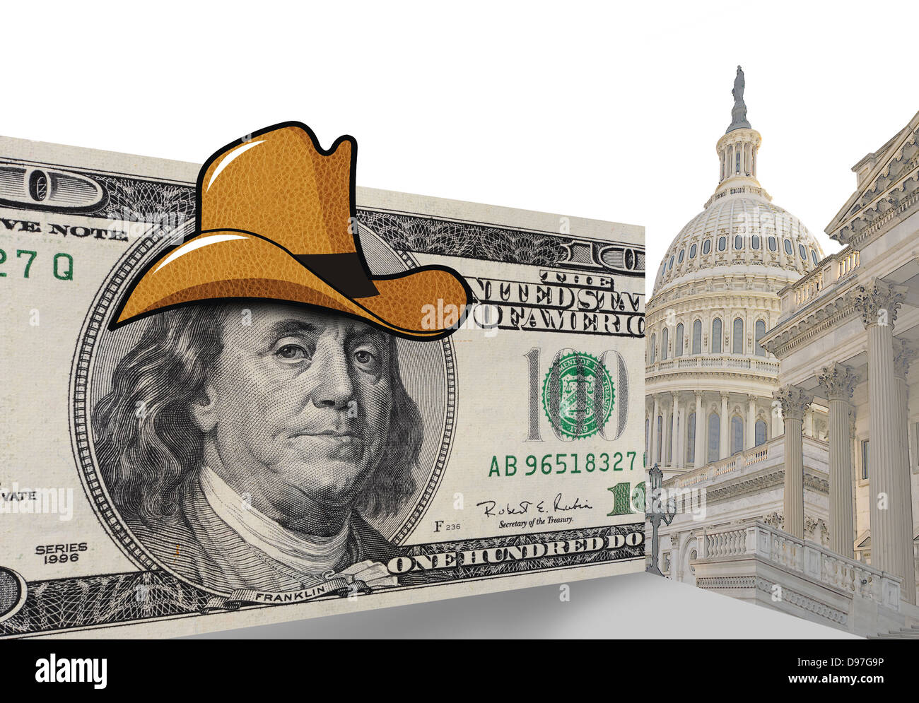 Funny cowboy hat in Washington D.C Stock Photo Alamy