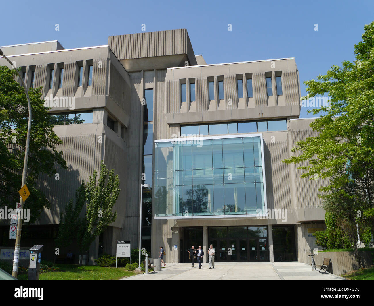 University of Montreal HEC building Stock Photo