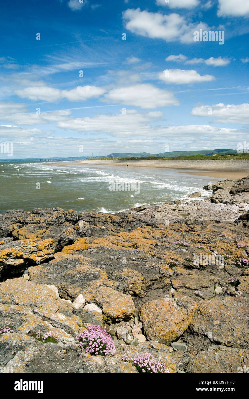 sker sands, kenfig near porthcawl south wales Stock Photo