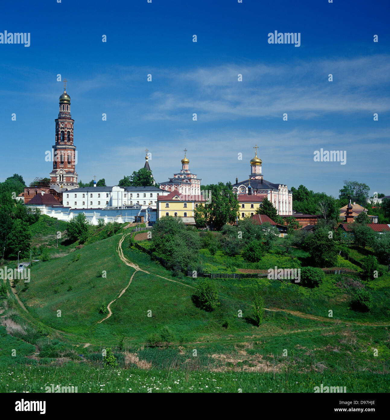 St. John The Theologian Monastery in Poshchupovo Stock Photo