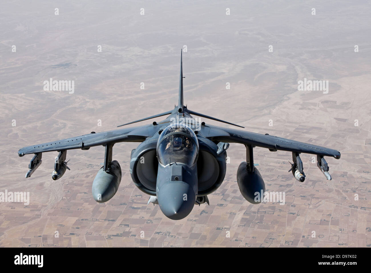 A US Marine Corps AV8B Harrier jump jet aircraft flies on a mission June 10, 2013 over Helmand A US Marine Corps AV8B Harrier jump jet aircraft flies on a mission June 10, 2013 over Helmand