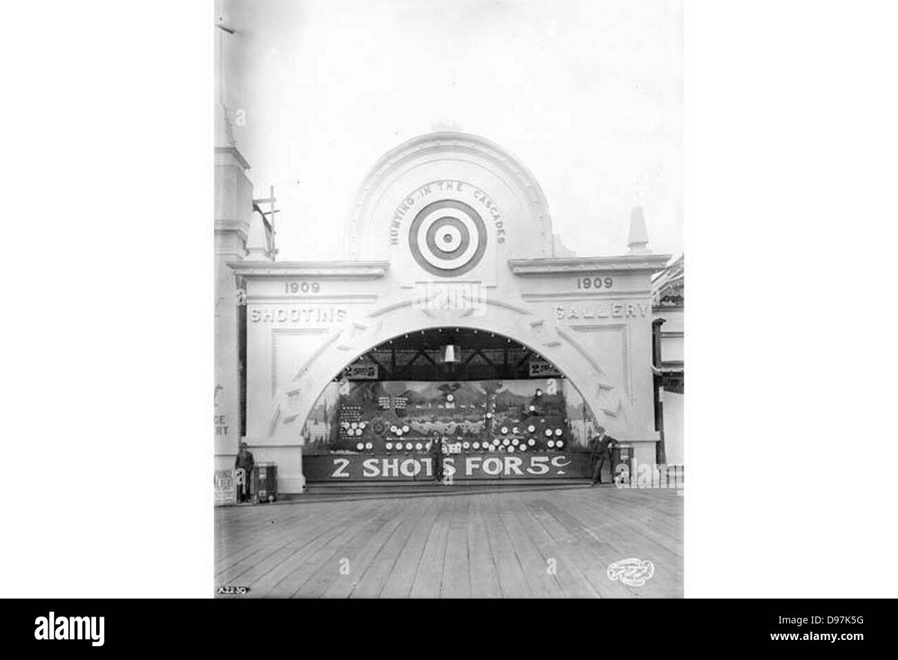 Shooting Gallery called Hunting in the Cascades Stock Photo Alamy
