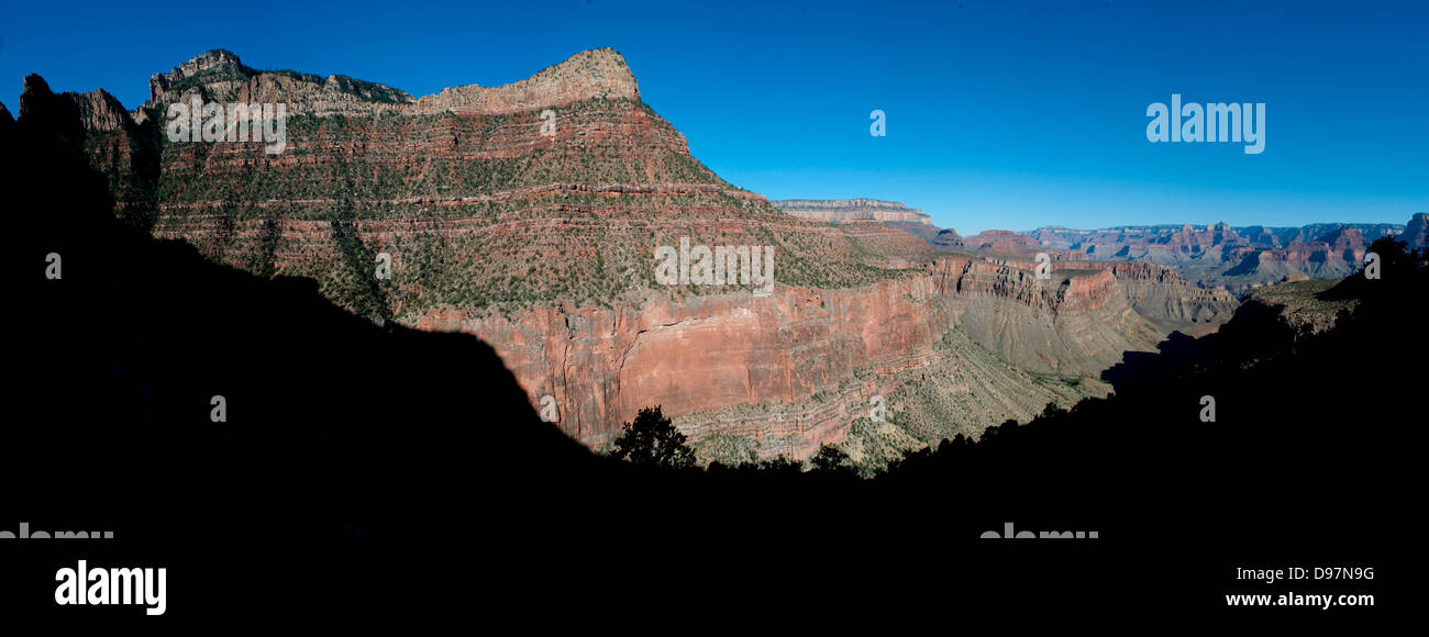 Parts of the Grand Canyon National Park, at Horseshoe Mesa, north of