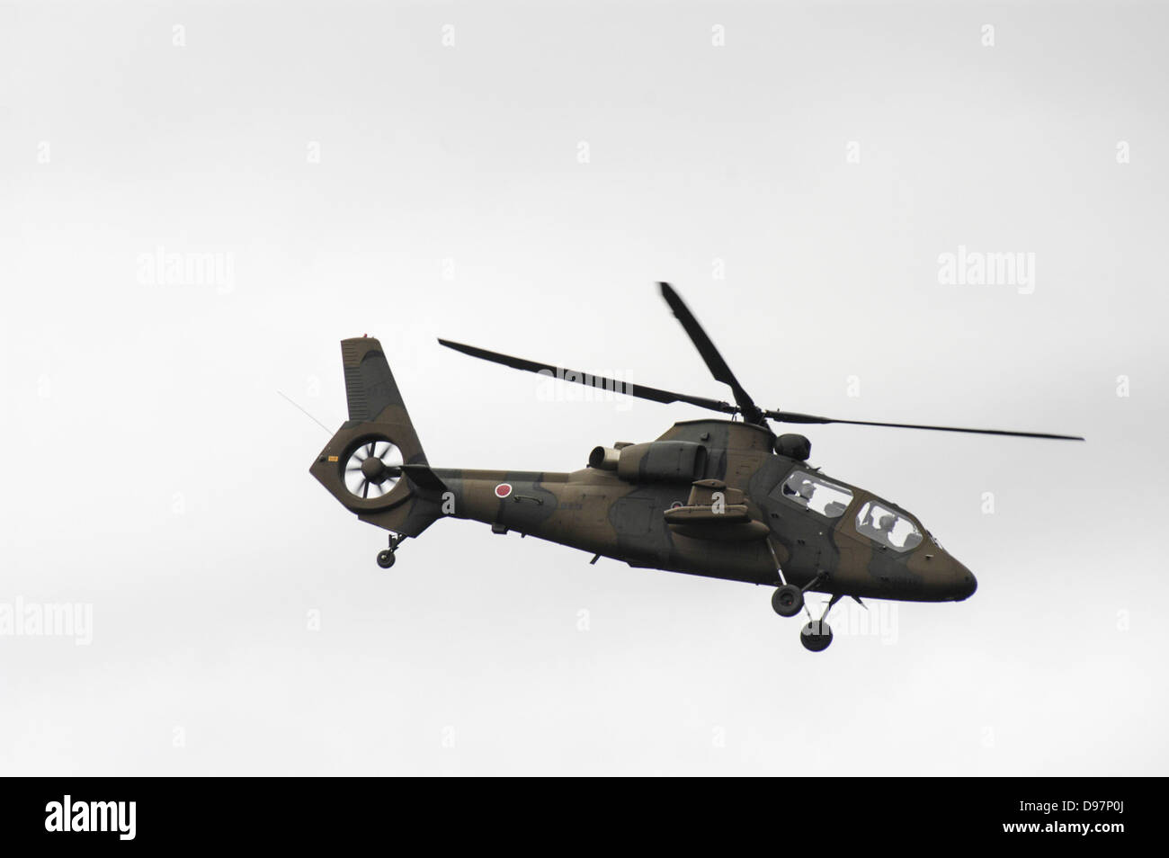 A helicopter of the Japan Ground SelfDefense Forces takes part in a