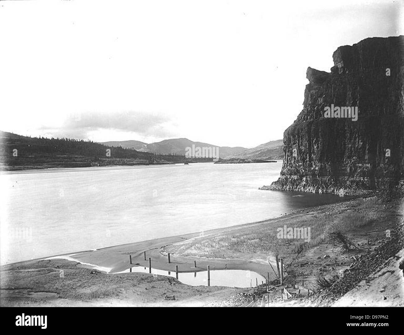 Columbia River Gorge, unidentified location Stock Photo