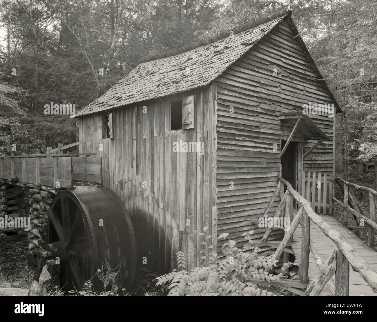 The John Cable Grist Mill in Cades Cove, Great Smoky Mountains National