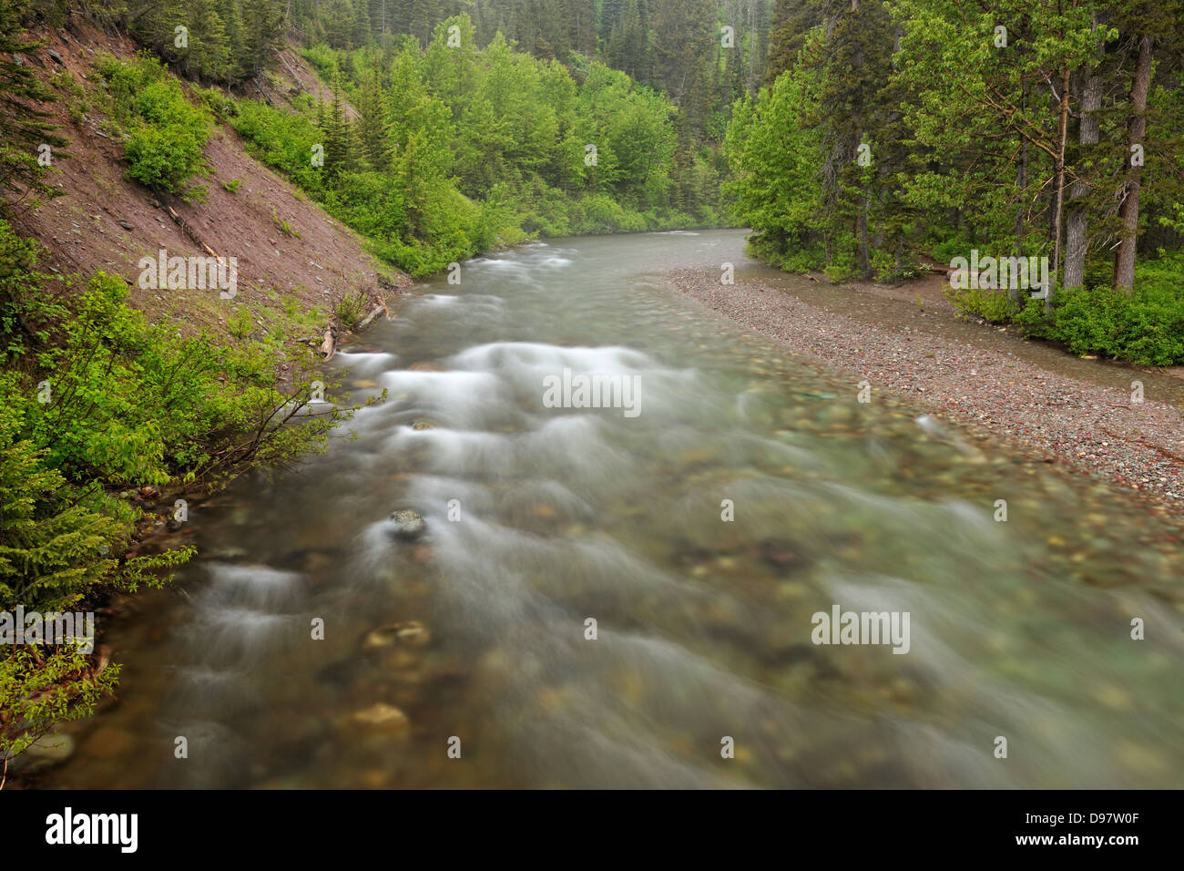 Two Medicine River Glacier National Park Montana USA Stock Photo Alamy