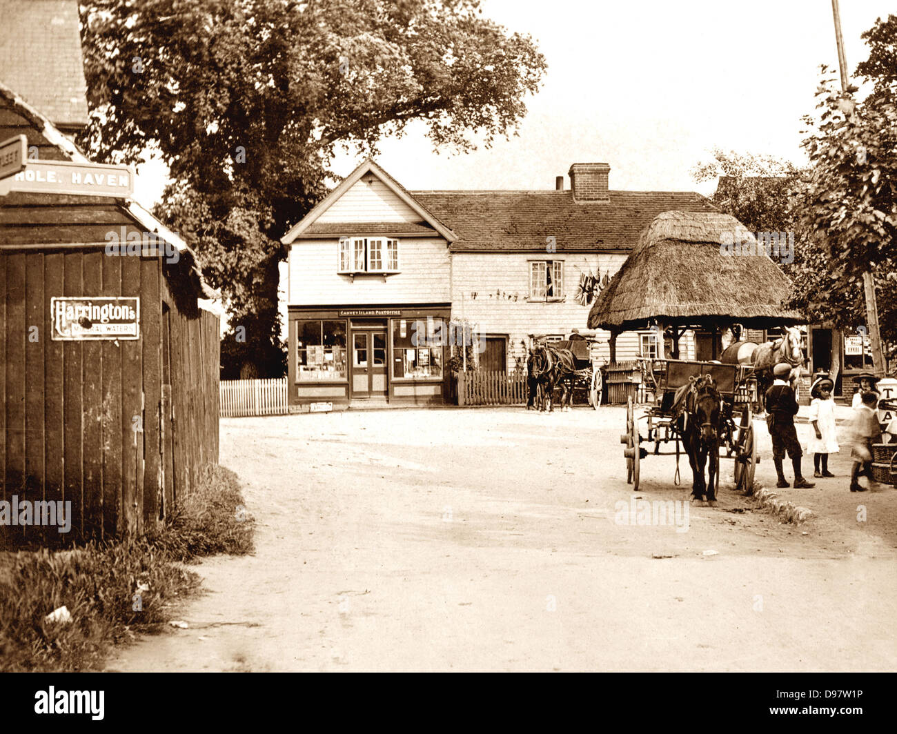 Canvey Island Post Office early 1900s Stock Photo Alamy