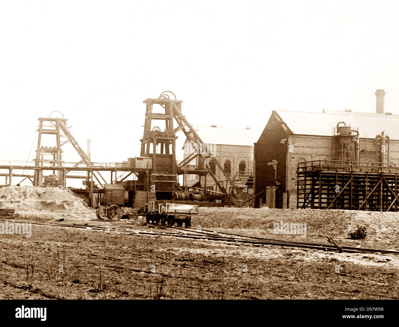Bentley Colliery early 1900s Stock Photo