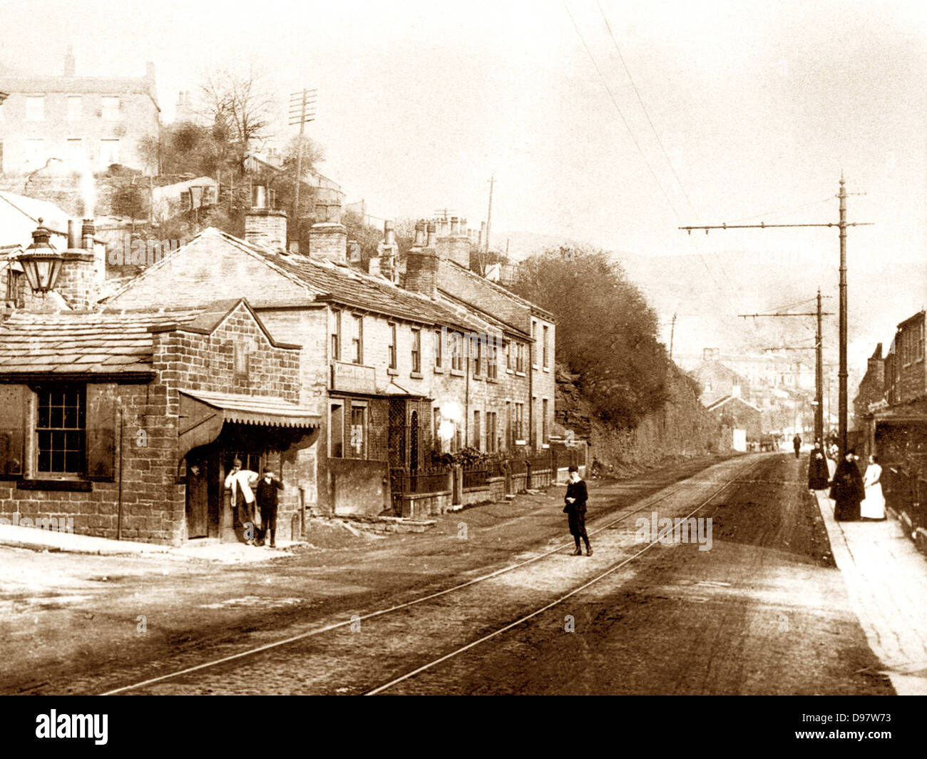 Berry Brow early 1900s Stock Photo Alamy