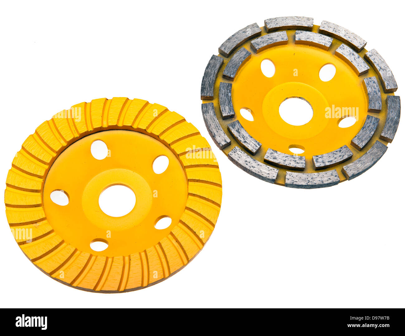 Diamond disks for concrete cutting and abrasion Stock Photo - Alamy