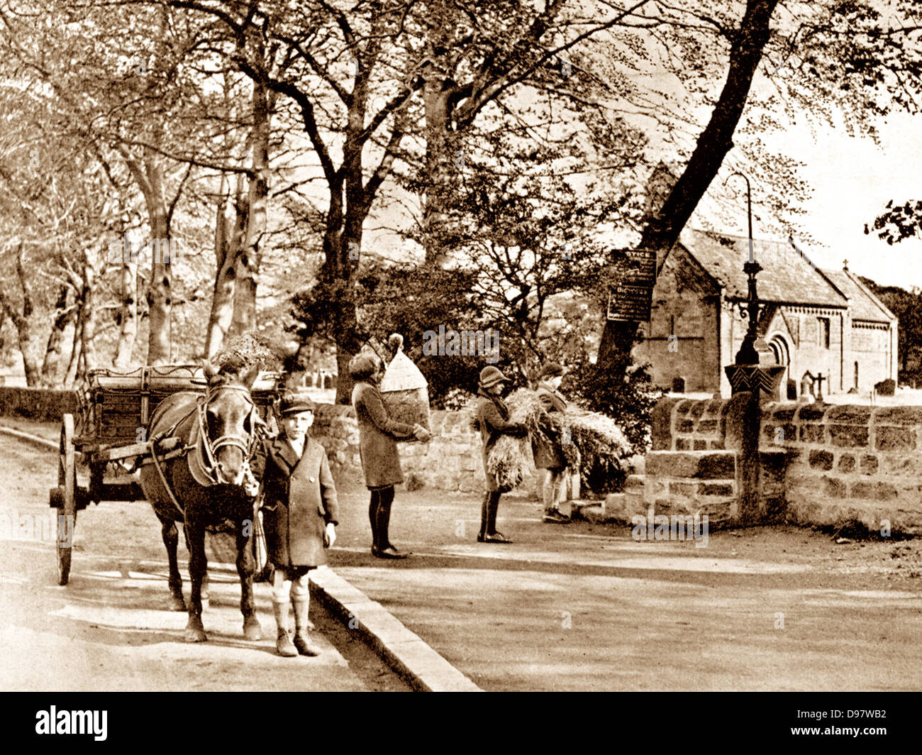 Adel near Leeds early 1900s Stock Photo