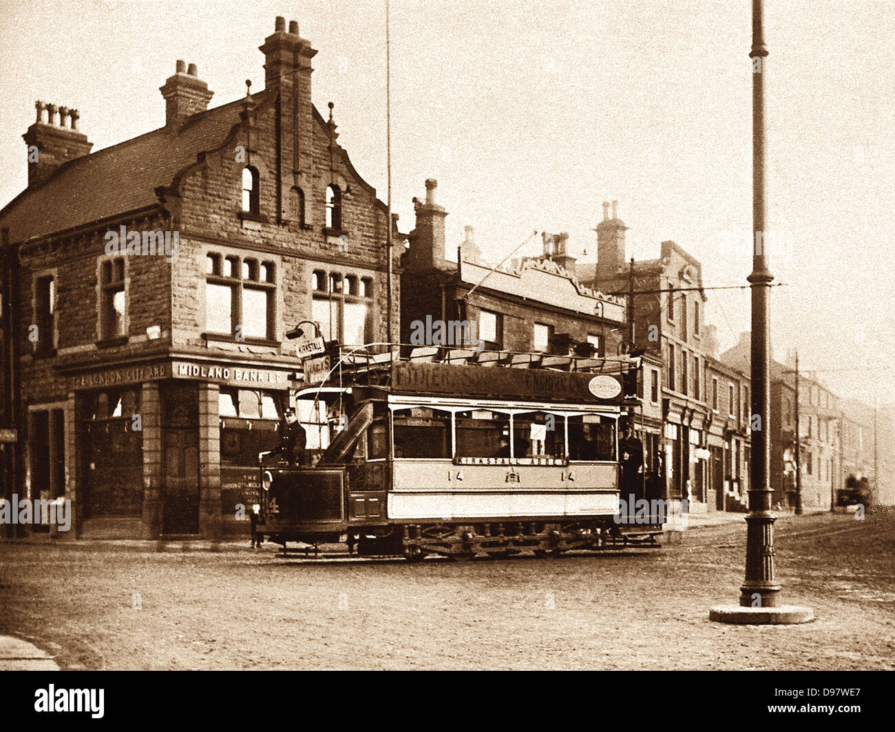 Kirkstall Commercial Road Leeds early 1900s Stock Photo Alamy