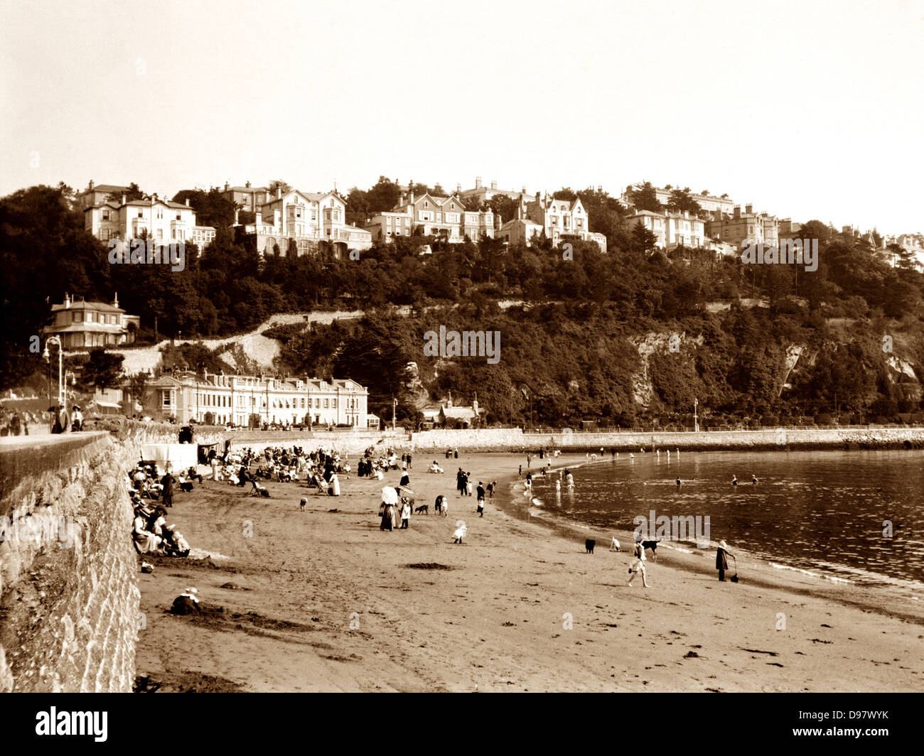 Torquay Tor Bay early 1900s Stock Photo