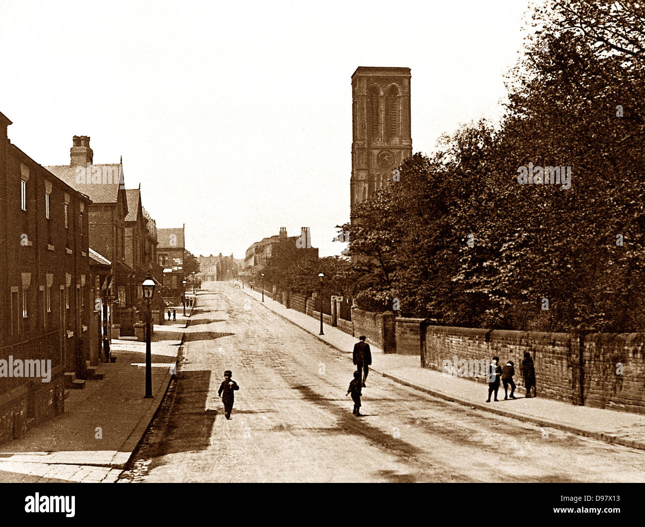 Armley Ridge Road early 1900s Stock Photo Alamy