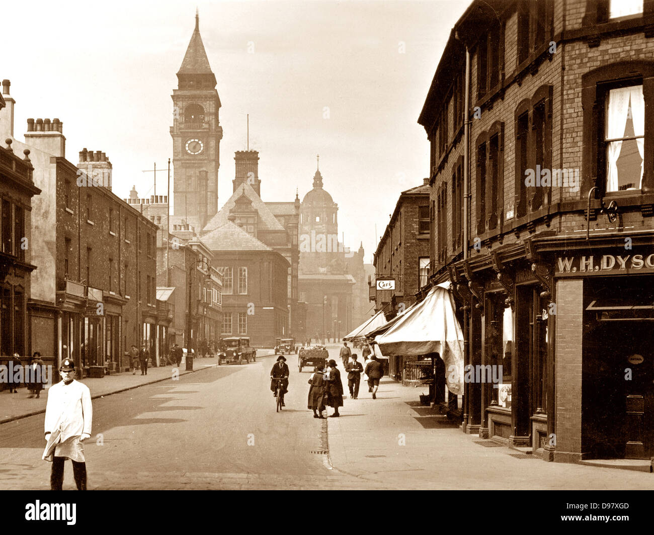 Wakefield Wood Street early 1900s Stock Photo Alamy