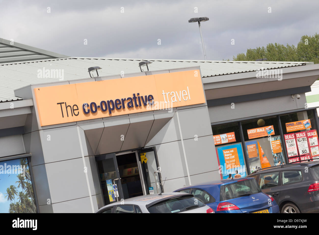 Co-operative Travel Agency at Burnden Retail Park, Manchester Road, Bolton Stock Photo