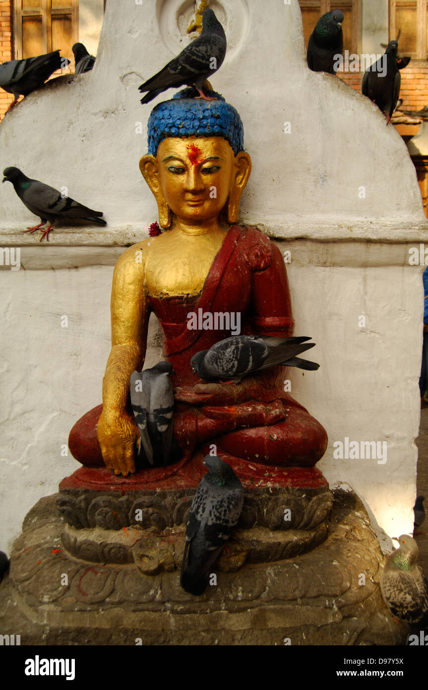 statue in Nepal Stock Photo Alamy