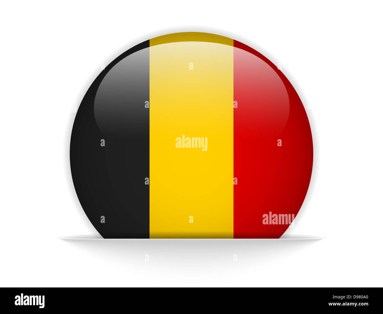 Vector - Belgium Flag Glossy Button Stock Photo - Alamy