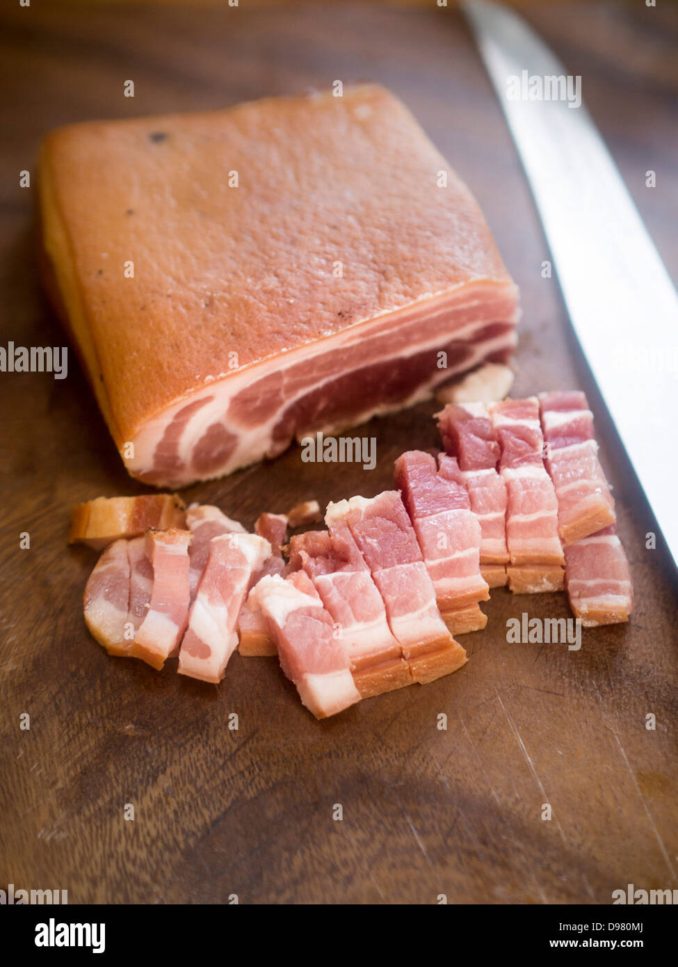 Bacon lardons hires stock photography and images Alamy