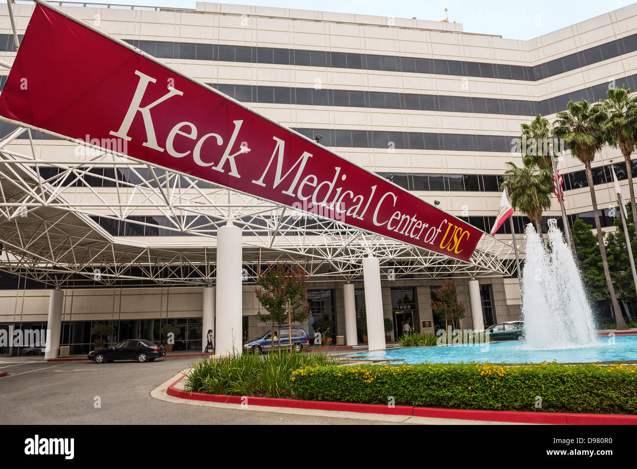 Keck Medical Center of the University of Southern California, USC. Stock Photo