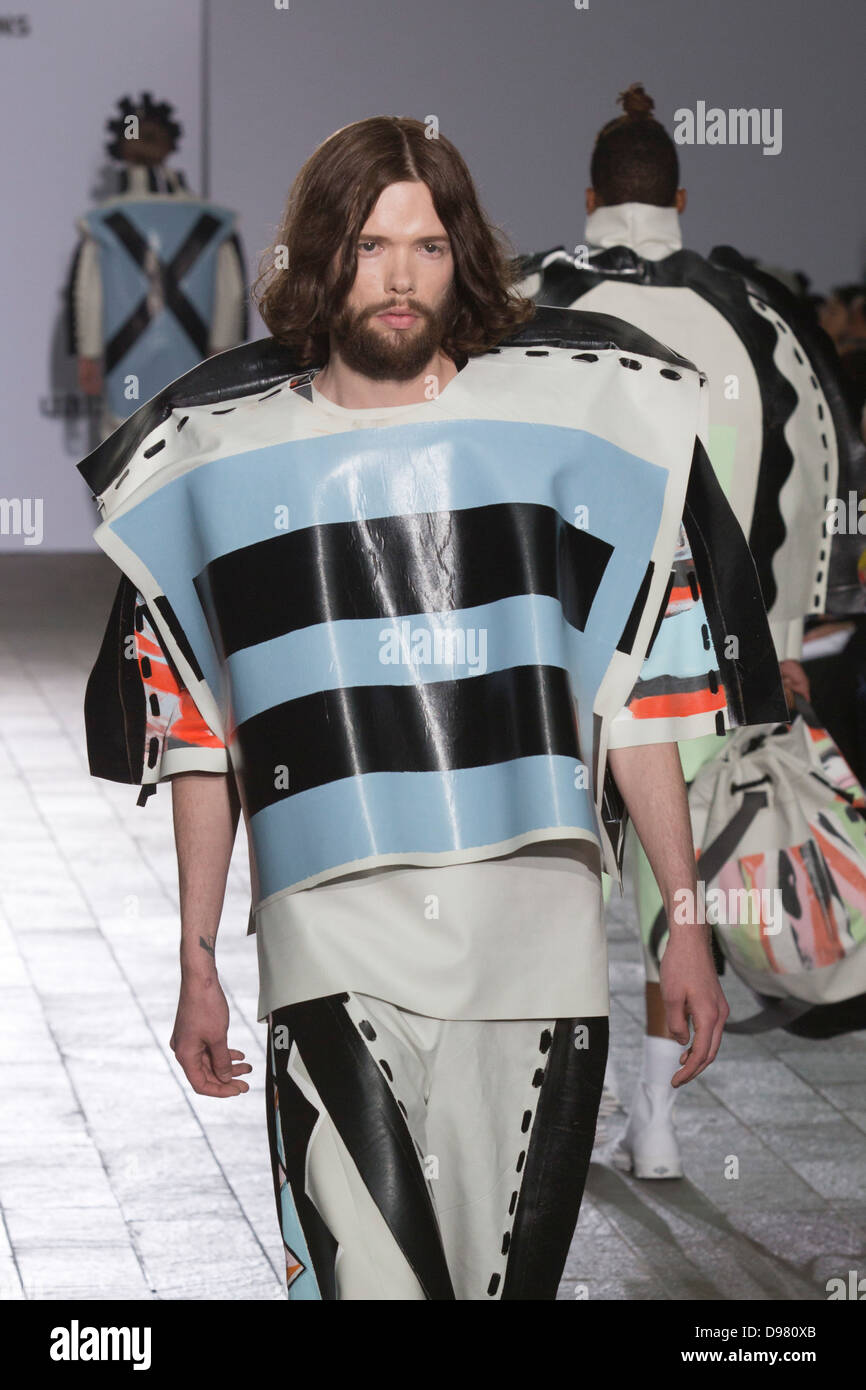 Central Saint Martins BA Fashion show with collections by graduate