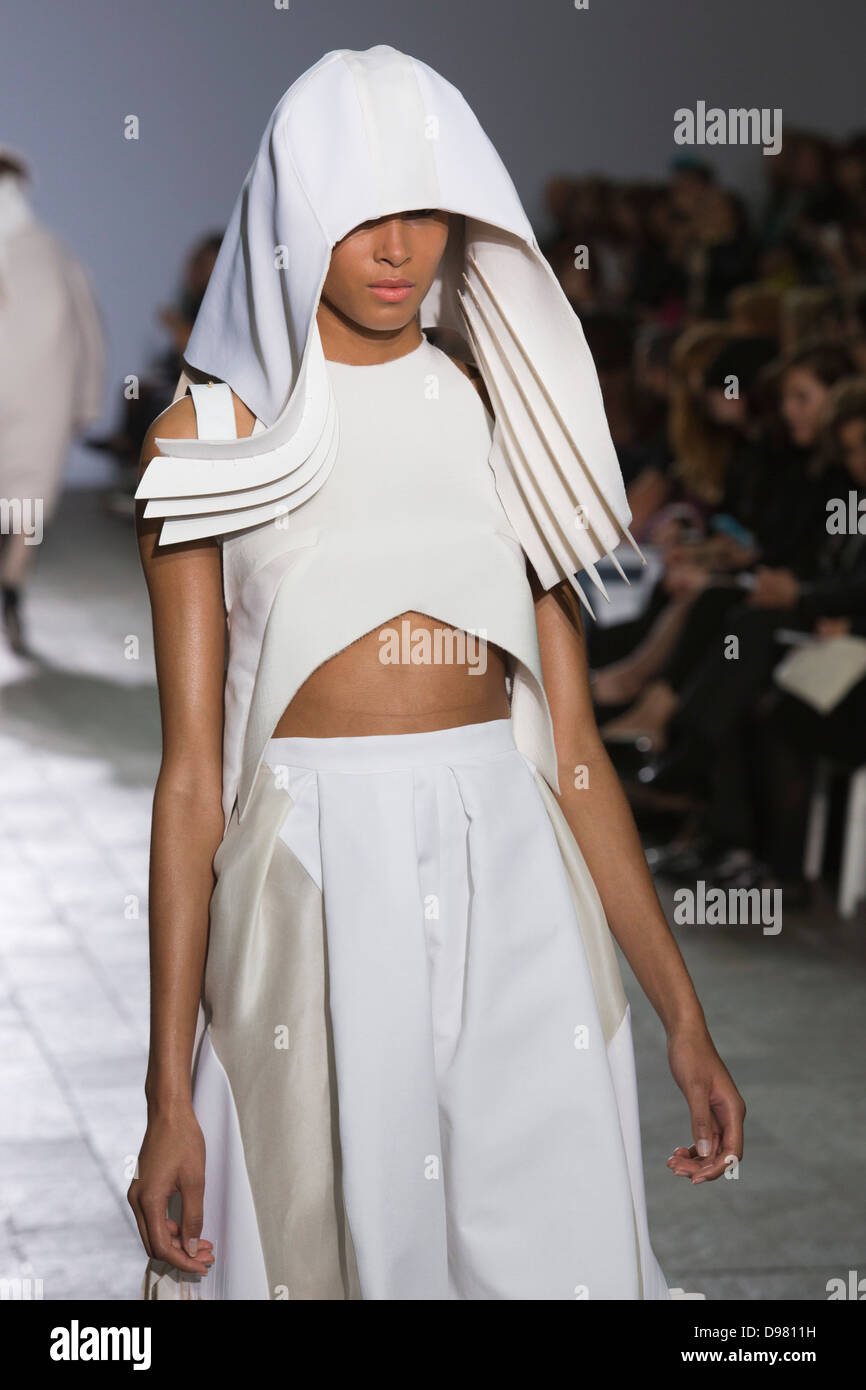 Central Saint Martins BA Fashion show with collections by graduate